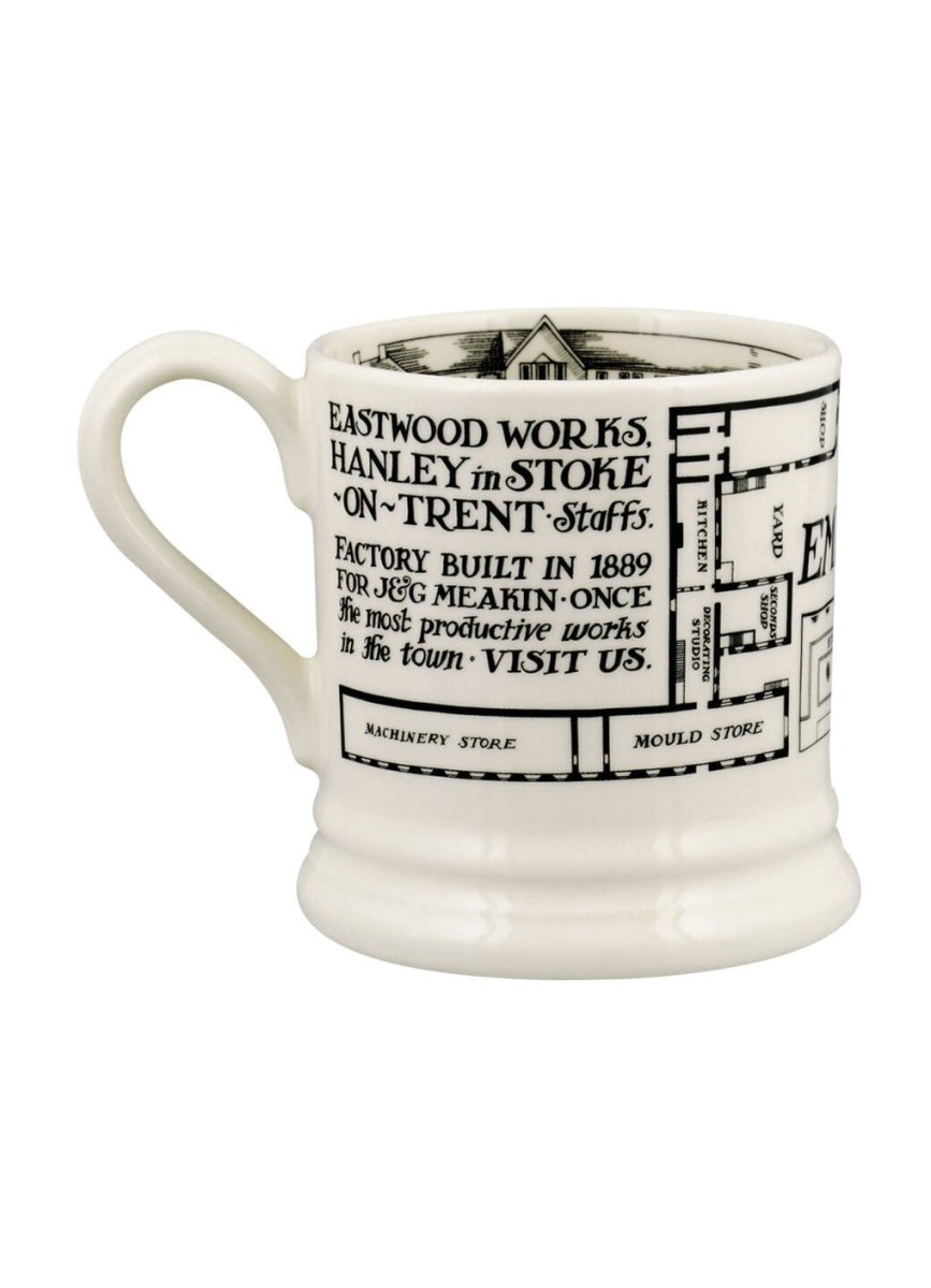 Factory Plan 1/2 Pint Mug - RUTHERFORD & Co