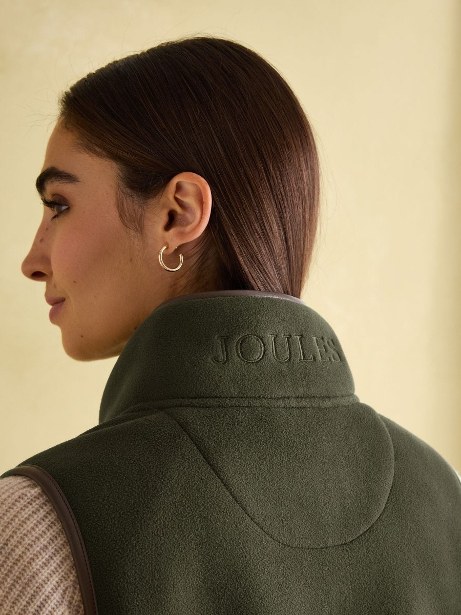 Fairbourne Green Fleece Gilet - RUTHERFORD & Co