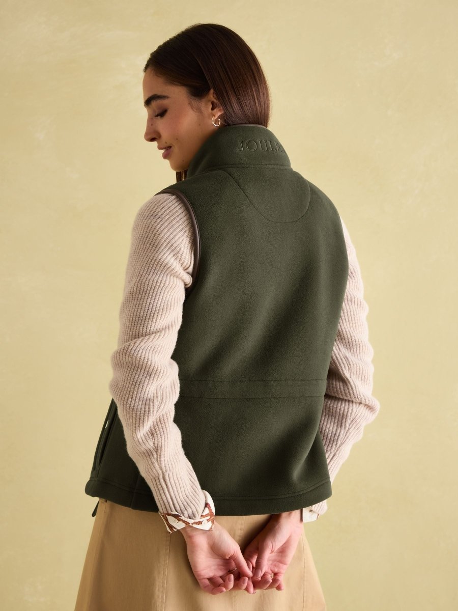 Fairbourne Green Fleece Gilet - RUTHERFORD & Co
