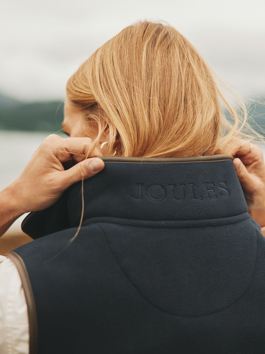 Fairbourne Navy Fleece Gilet - RUTHERFORD & Co