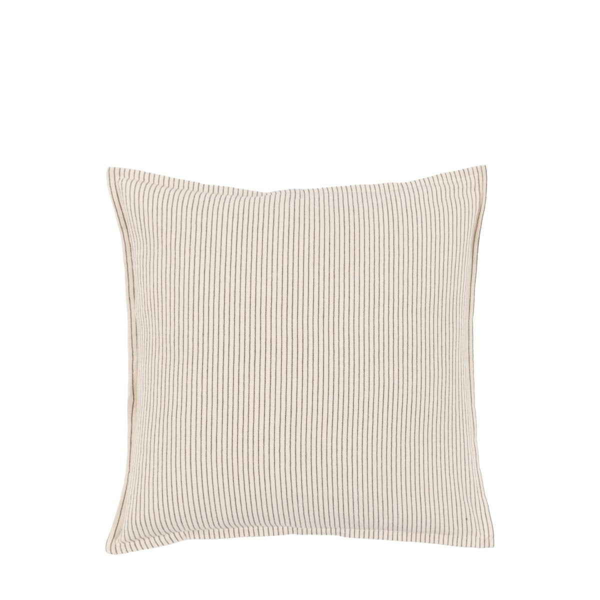 Fairford Woven Stripe Pf Cushion Cream 45x45 - RUTHERFORD & Co