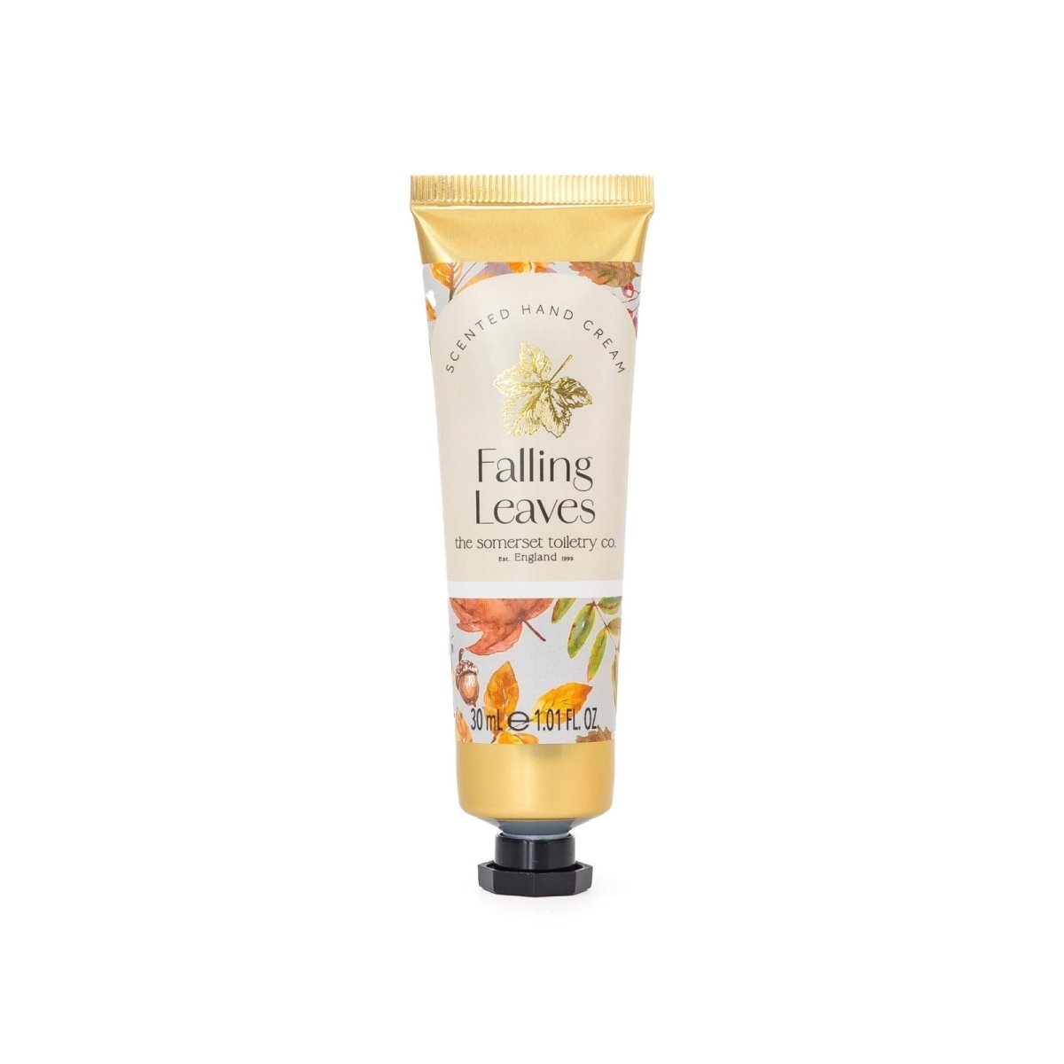 Falling Leaves Pattern Pumpkin Hand Cream 30ml - RUTHERFORD & Co