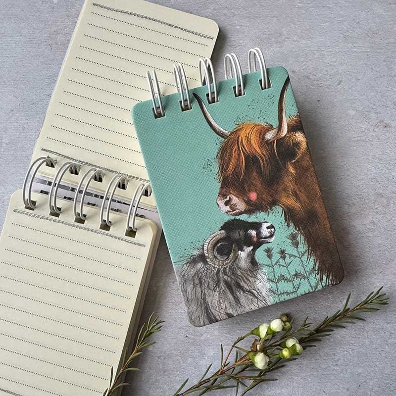 Farmyard Friends Small Spiral Notepads - RUTHERFORD & Co