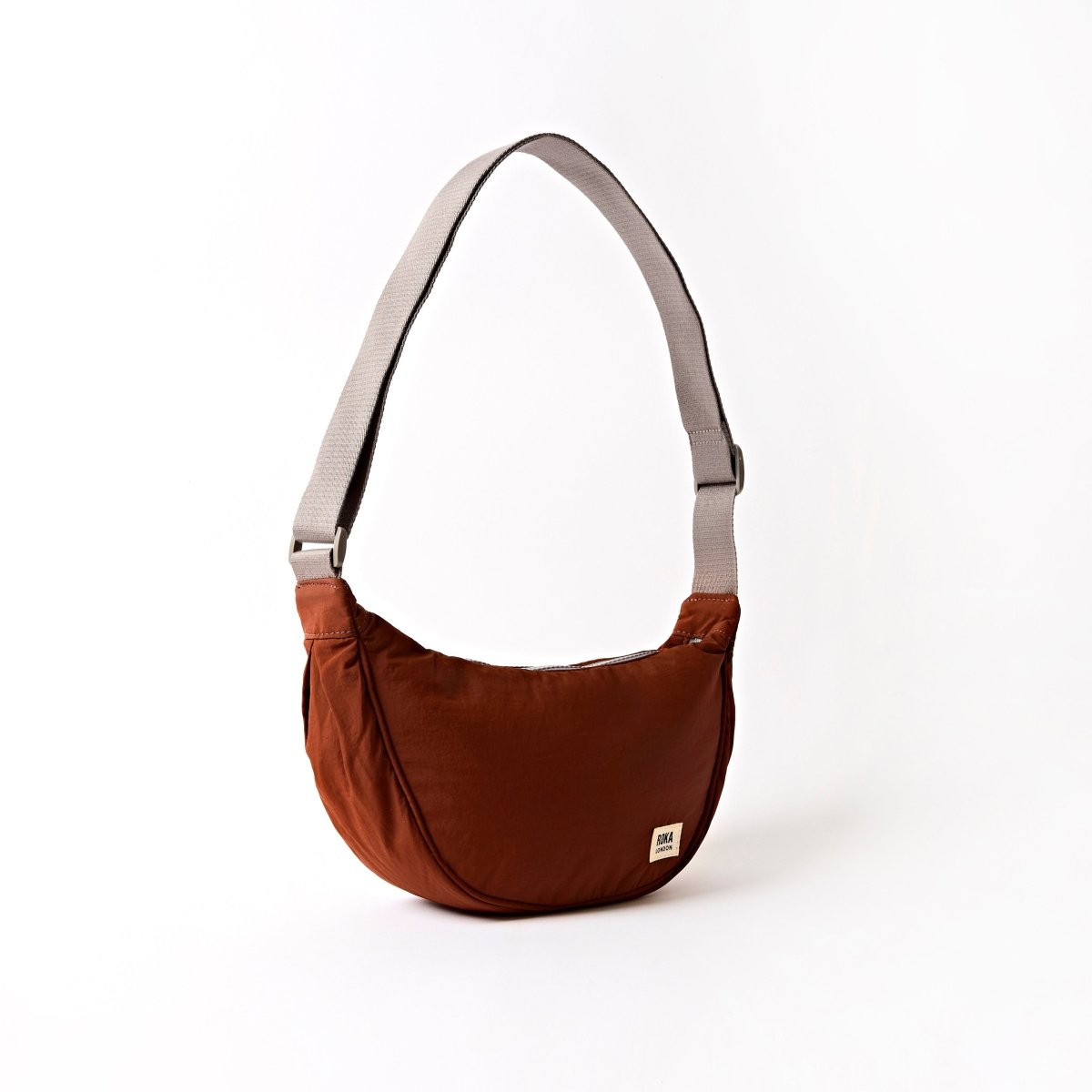 Farringdon Half Moon Bag in Henna - RUTHERFORD & Co