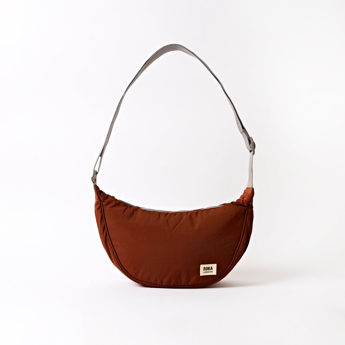 Farringdon Half Moon Bag in Henna - RUTHERFORD & Co