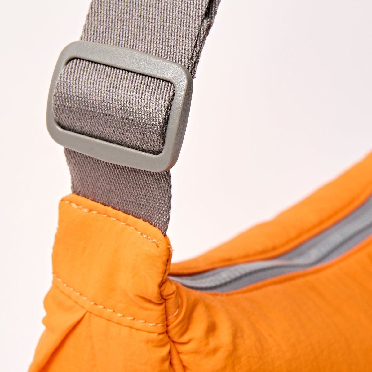 Farringdon Half Moon Bag in Jaffa Orange - RUTHERFORD & Co