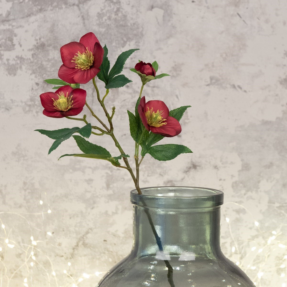 Faux Hellebore Burgundy - RUTHERFORD & Co