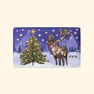 Festive Soap Bar 190g - Christmas Reindeer - RUTHERFORD & Co