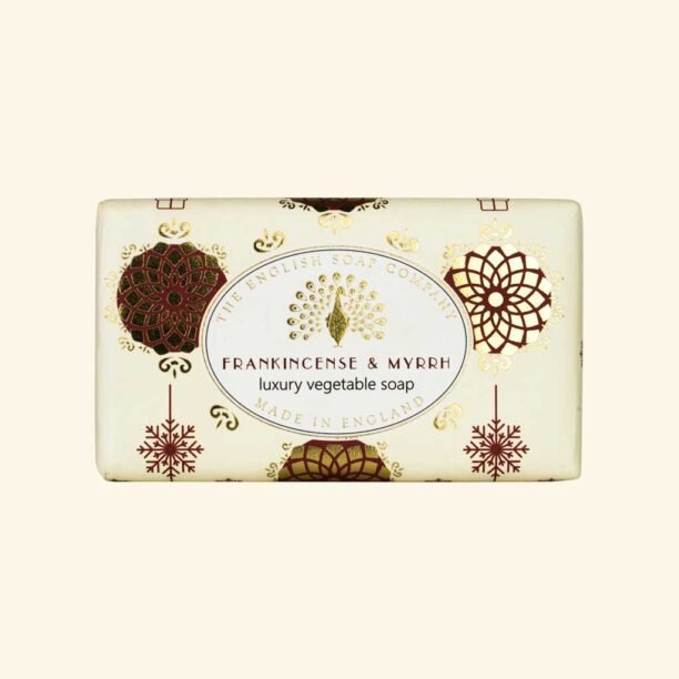 Festive Soap Bar 190g - Frankincense & Myrrh - RUTHERFORD & Co