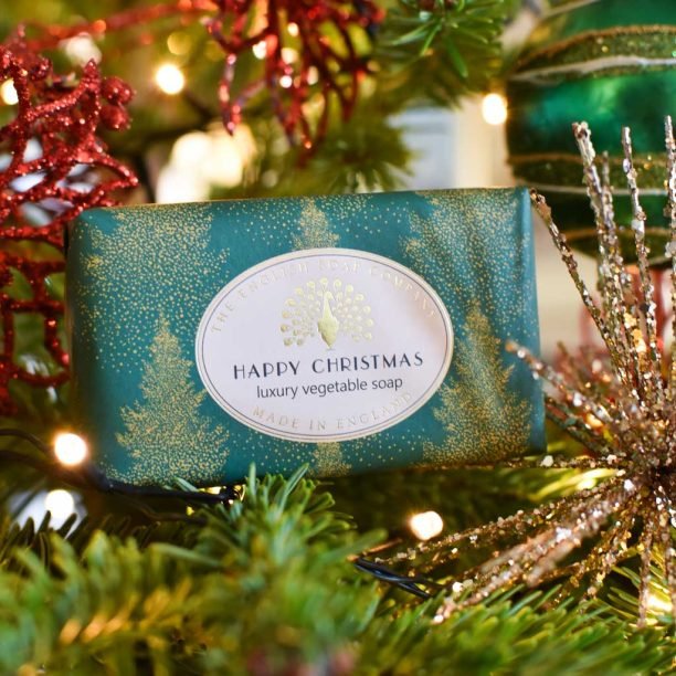 Festive Soap Bar 190g - Happy Christmas - RUTHERFORD & Co