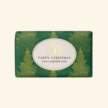Festive Soap Bar 190g - Happy Christmas - RUTHERFORD & Co
