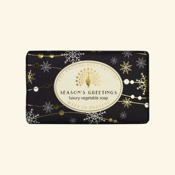 Festive Soap Bar 190g - Seasons Greetings - Cinnamon & Orange - RUTHERFORD & Co