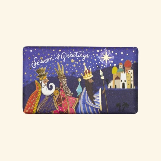 Festive Soap Bar 190g - Three Kings - Frankinsense & Myrrh - RUTHERFORD & Co