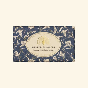 Festive Soap Bar 190g - Winter Flowers - RUTHERFORD & Co