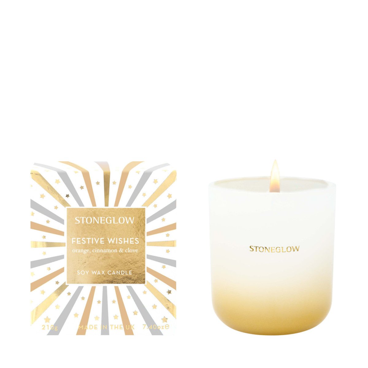 Festive Wishes Candle 210g - RUTHERFORD & Co