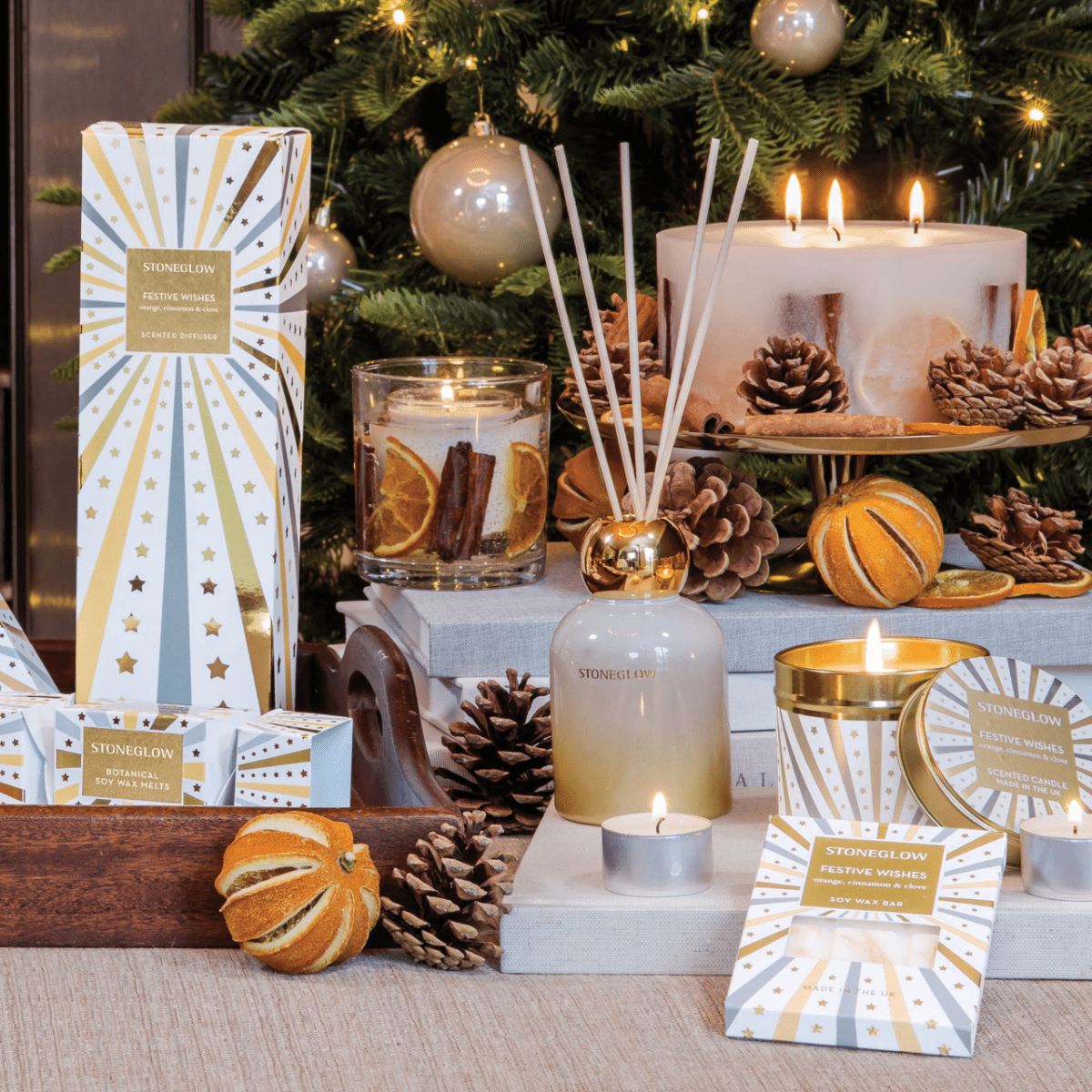Festive Wishes Reed Diffuser 120ml - RUTHERFORD & Co