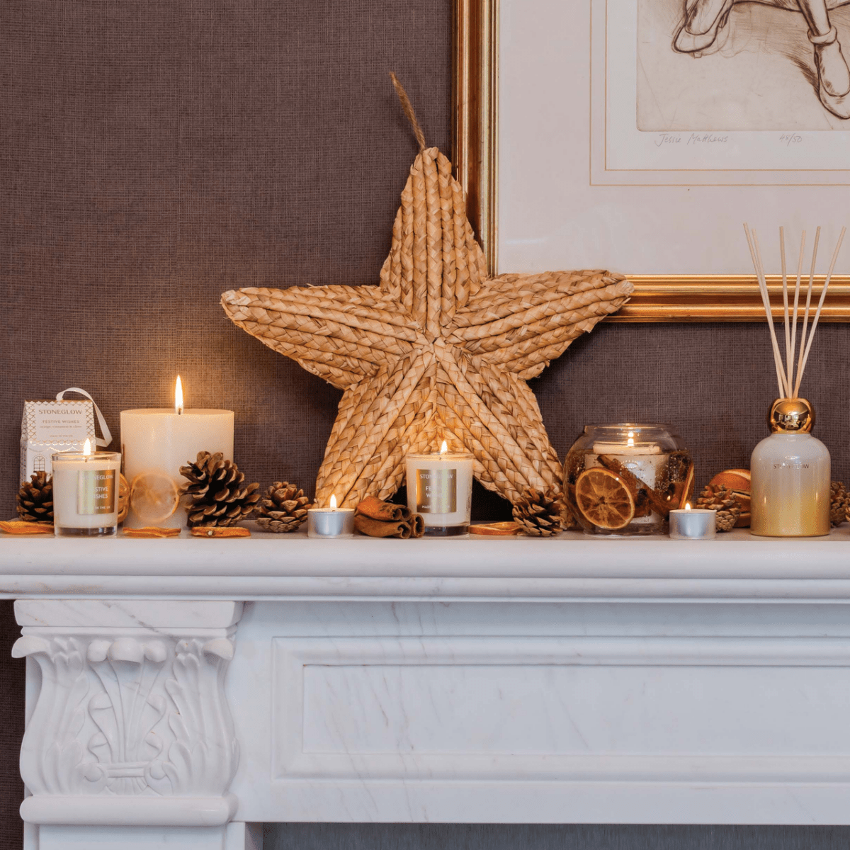 Festive Wishes Reed Diffuser 120ml - RUTHERFORD & Co