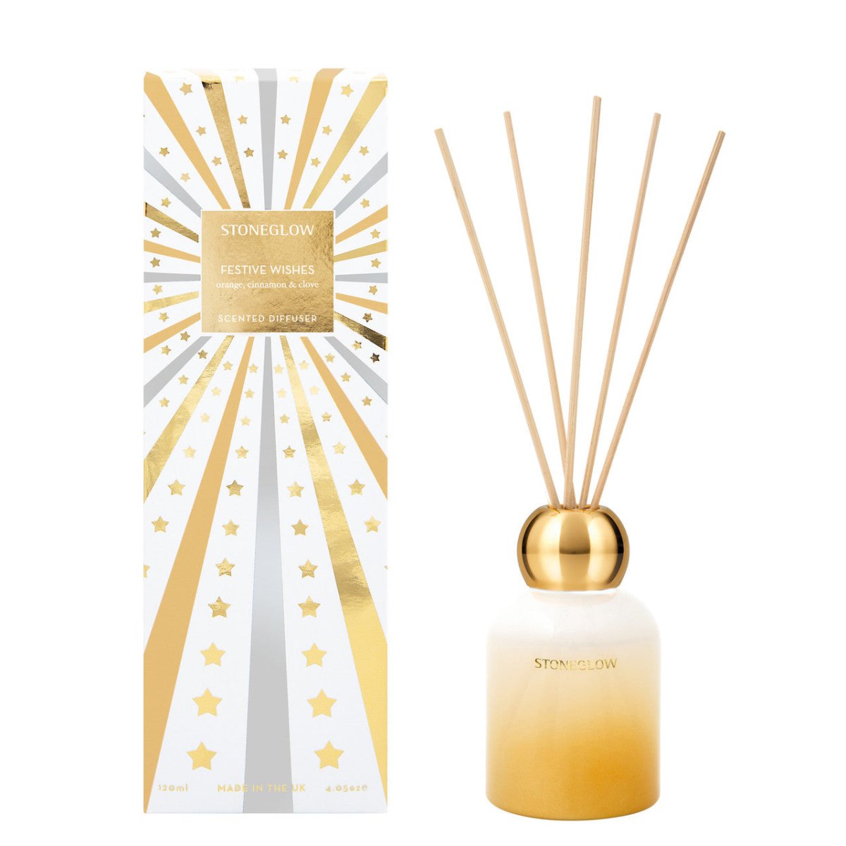 Festive Wishes Reed Diffuser 120ml - RUTHERFORD & Co