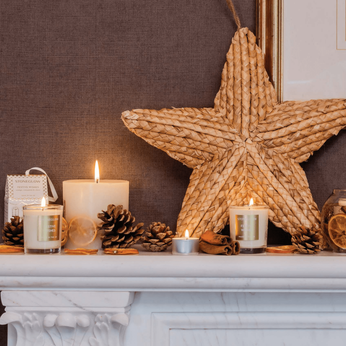 Festive Wishes Votive Candle - RUTHERFORD & Co