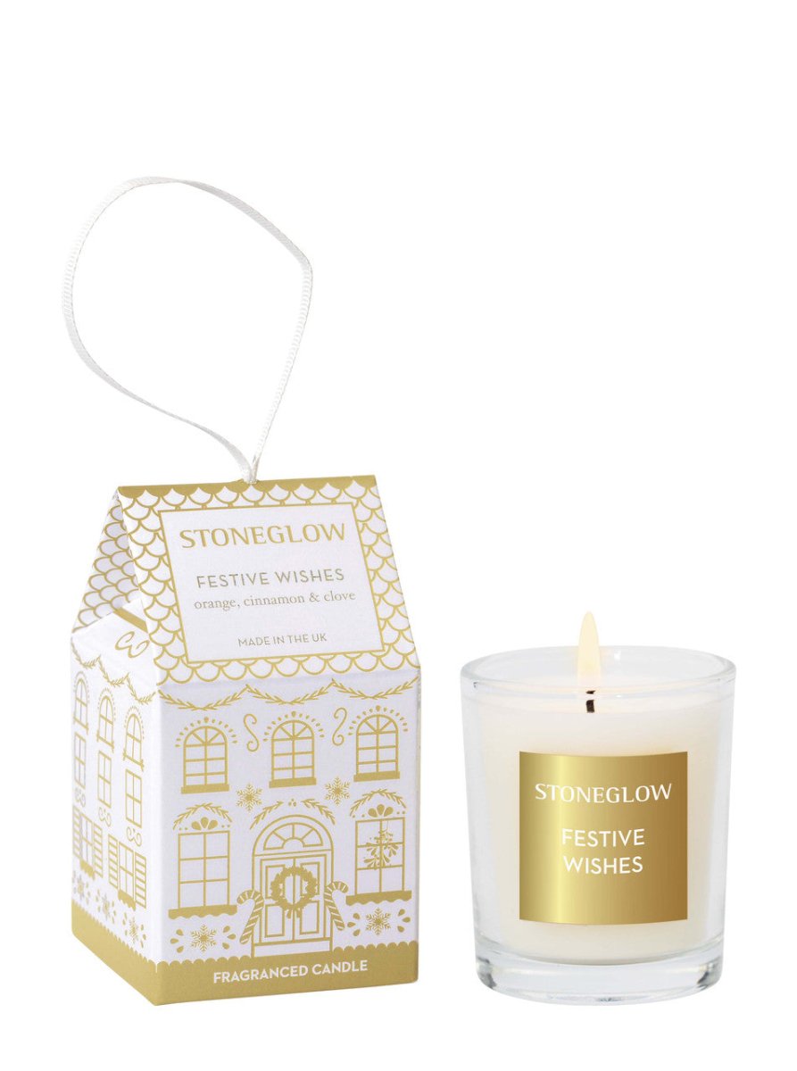 Festive Wishes Votive Candle - RUTHERFORD & Co