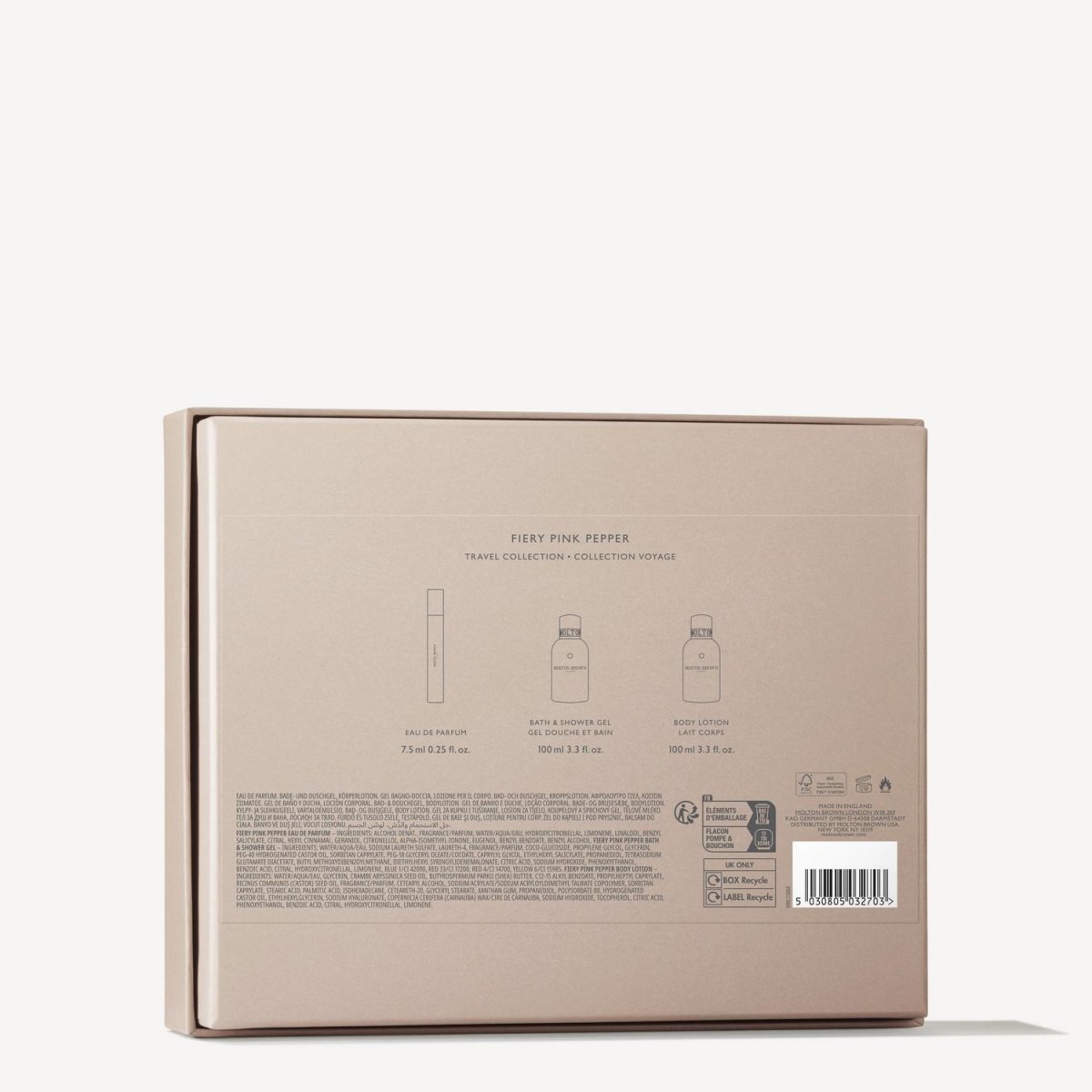 Fiery Pink Pepper Travel Gift Set - RUTHERFORD & Co