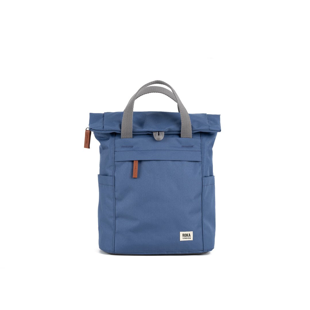 FINCHLEY A RECYCLED CANVAS/BURNT BLUE/SMALL - RUTHERFORD & Co