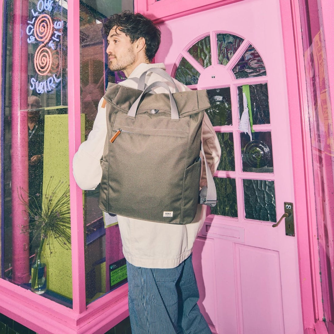 Finchley Backpack in Sea Spray - RUTHERFORD & Co