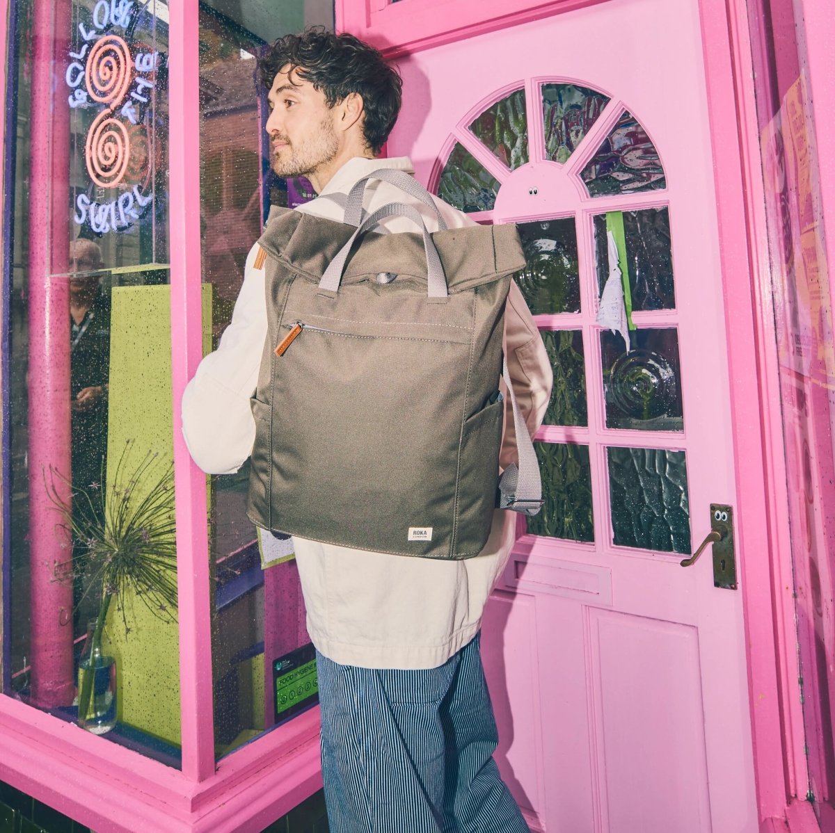 Finchley Backpack in Sea Spray - RUTHERFORD & Co