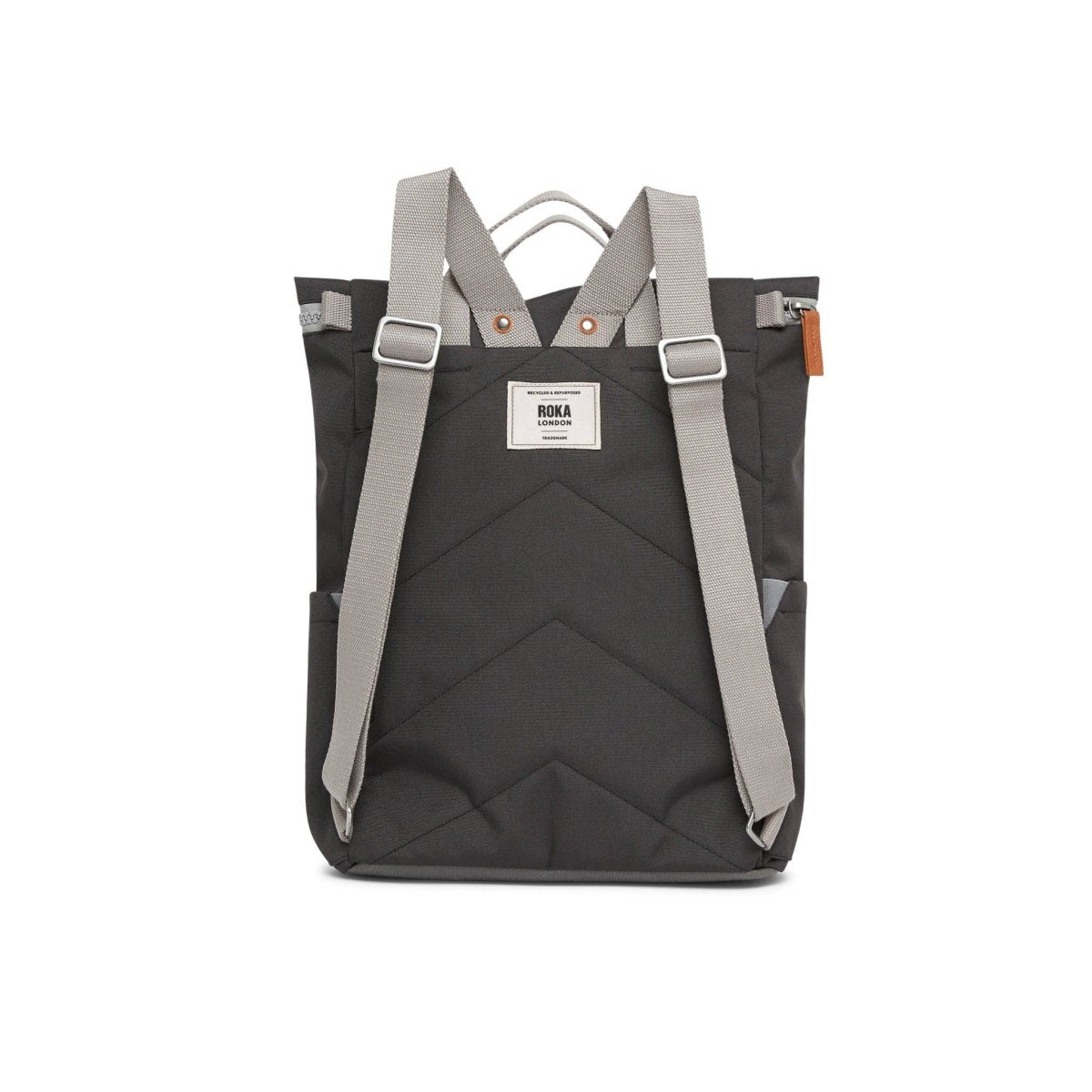 Finchley Backpack Medium Recycled Canvas - Ash - RUTHERFORD & Co