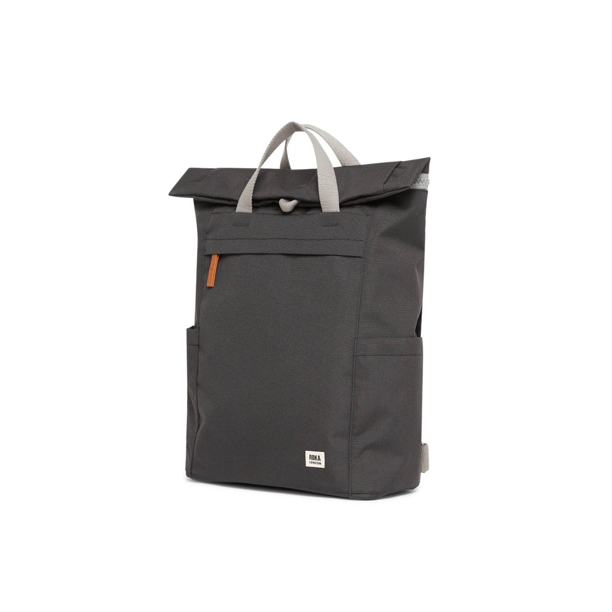 Finchley Backpack Medium Recycled Canvas - Ash - RUTHERFORD & Co