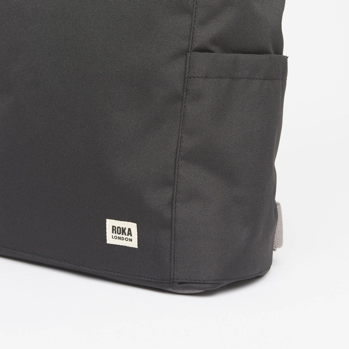 Finchley Backpack Medium Recycled Canvas - Ash - RUTHERFORD & Co