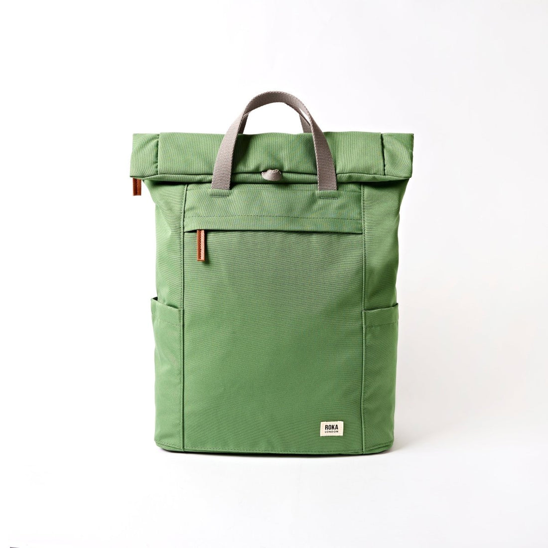 Finchley Backpack Small Recycled Canvas - Artichoke - RUTHERFORD & Co