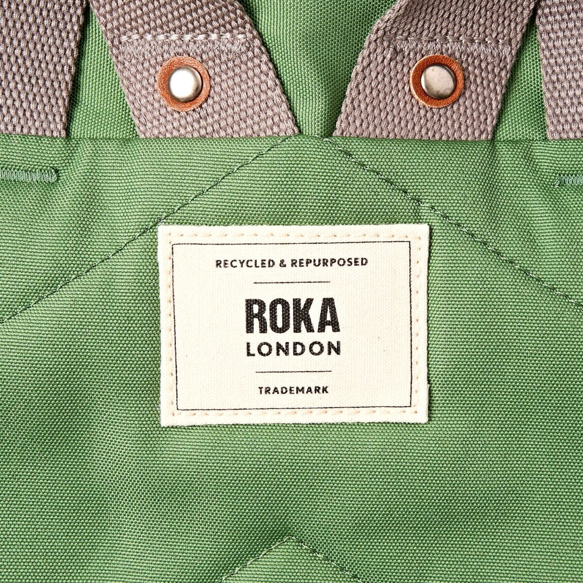 Finchley Backpack Small Recycled Canvas - Artichoke - RUTHERFORD & Co