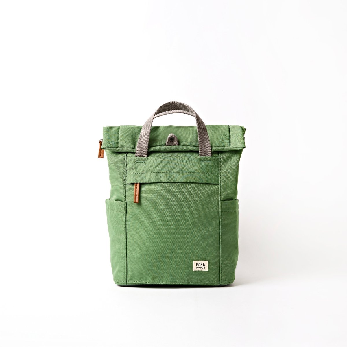 Finchley Backpack Small Recycled Canvas - Artichoke - RUTHERFORD & Co