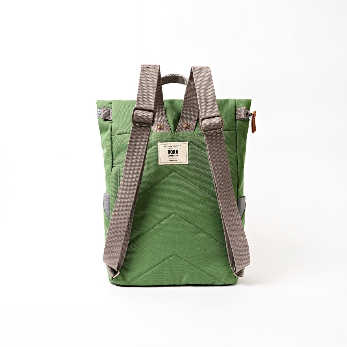Finchley Backpack Small Recycled Canvas - Artichoke - RUTHERFORD & Co