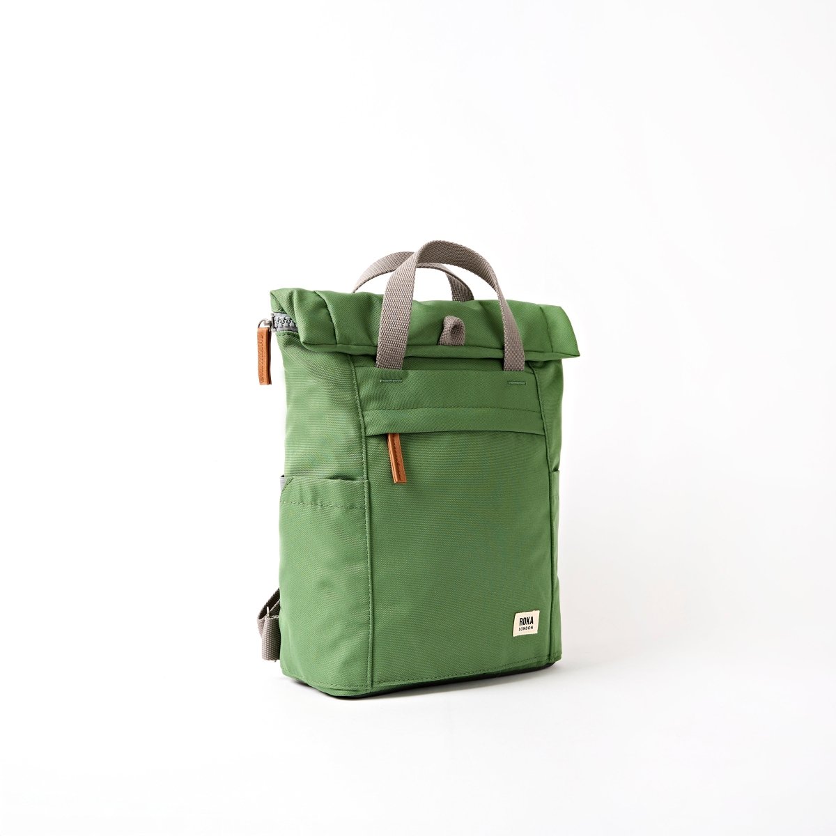 Finchley Backpack Small Recycled Canvas - Artichoke - RUTHERFORD & Co