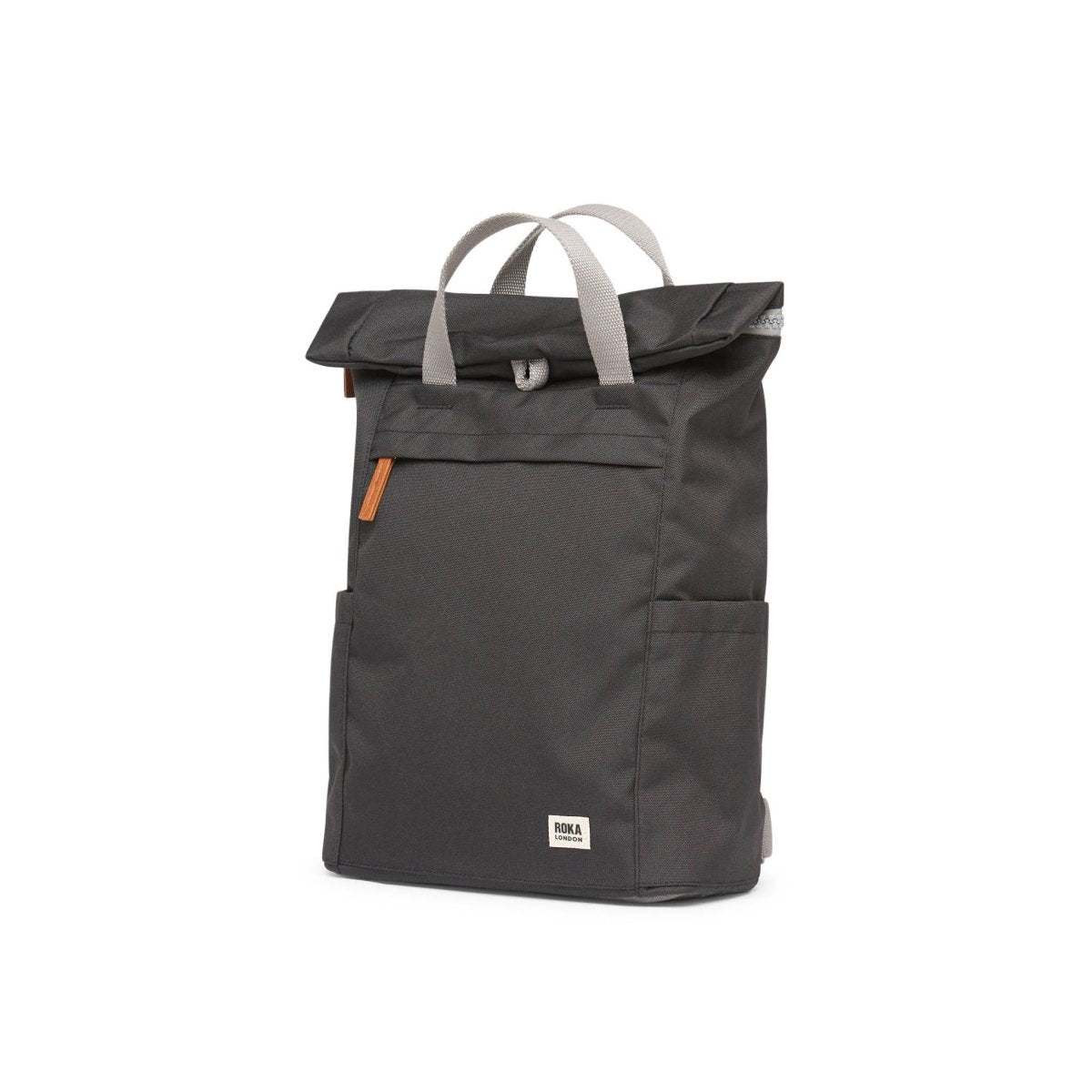 Finchley Backpack Small Recycled Canvas - Ash - RUTHERFORD & Co