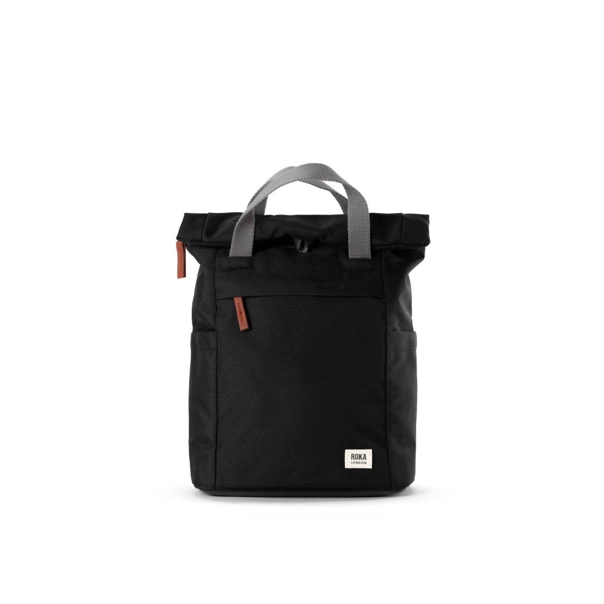 Finchley Backpack Small Recycled Canvas - Ash - RUTHERFORD & Co