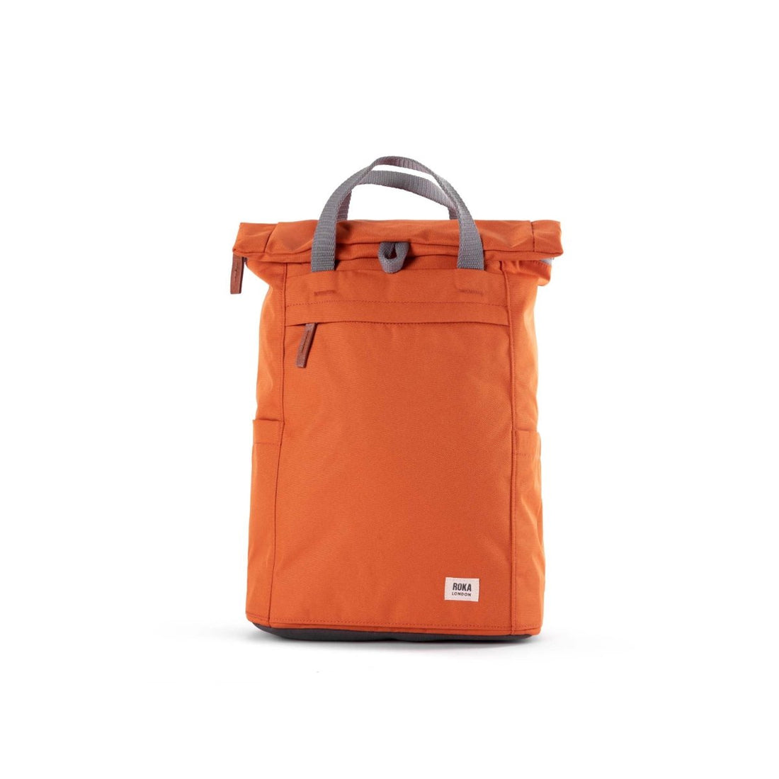 Finchley Backpack Small Recycled Canvas - Atomic Orange - RUTHERFORD & Co