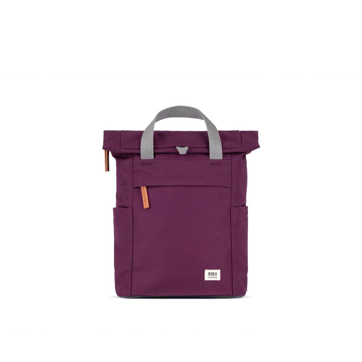 Finchley Backpack Small Recycled Canvas - Cherry Lacquer - RUTHERFORD & Co