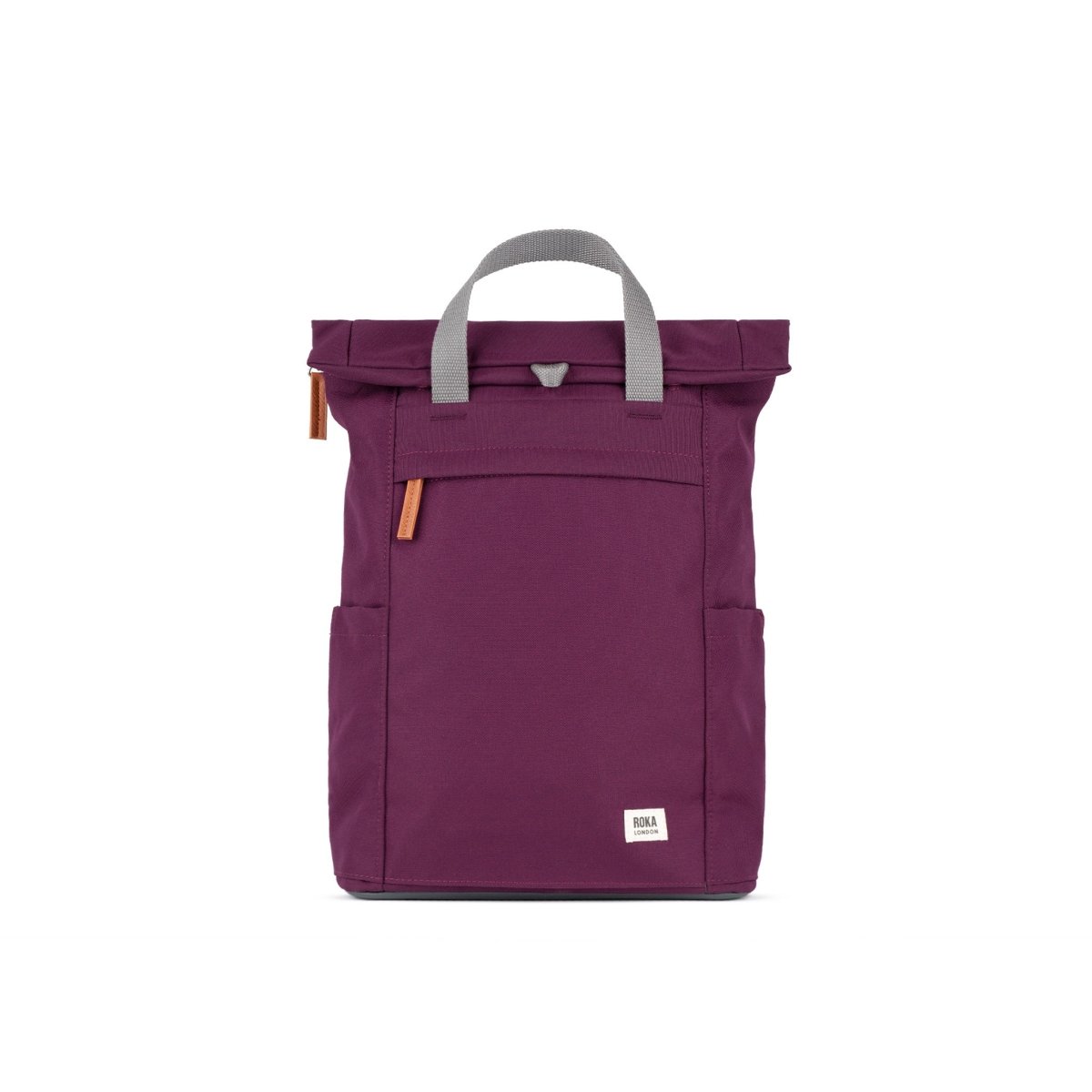 Finchley Backpack Small Recycled Canvas - Cherry Lacquer - RUTHERFORD & Co