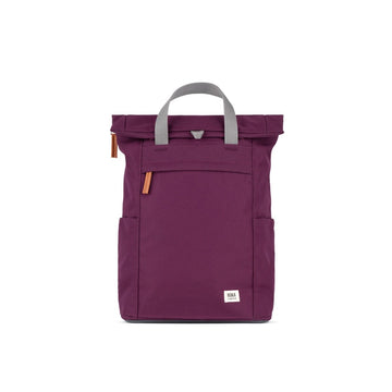 Finchley Backpack Small Recycled Canvas - Cherry Lacquer - RUTHERFORD & Co