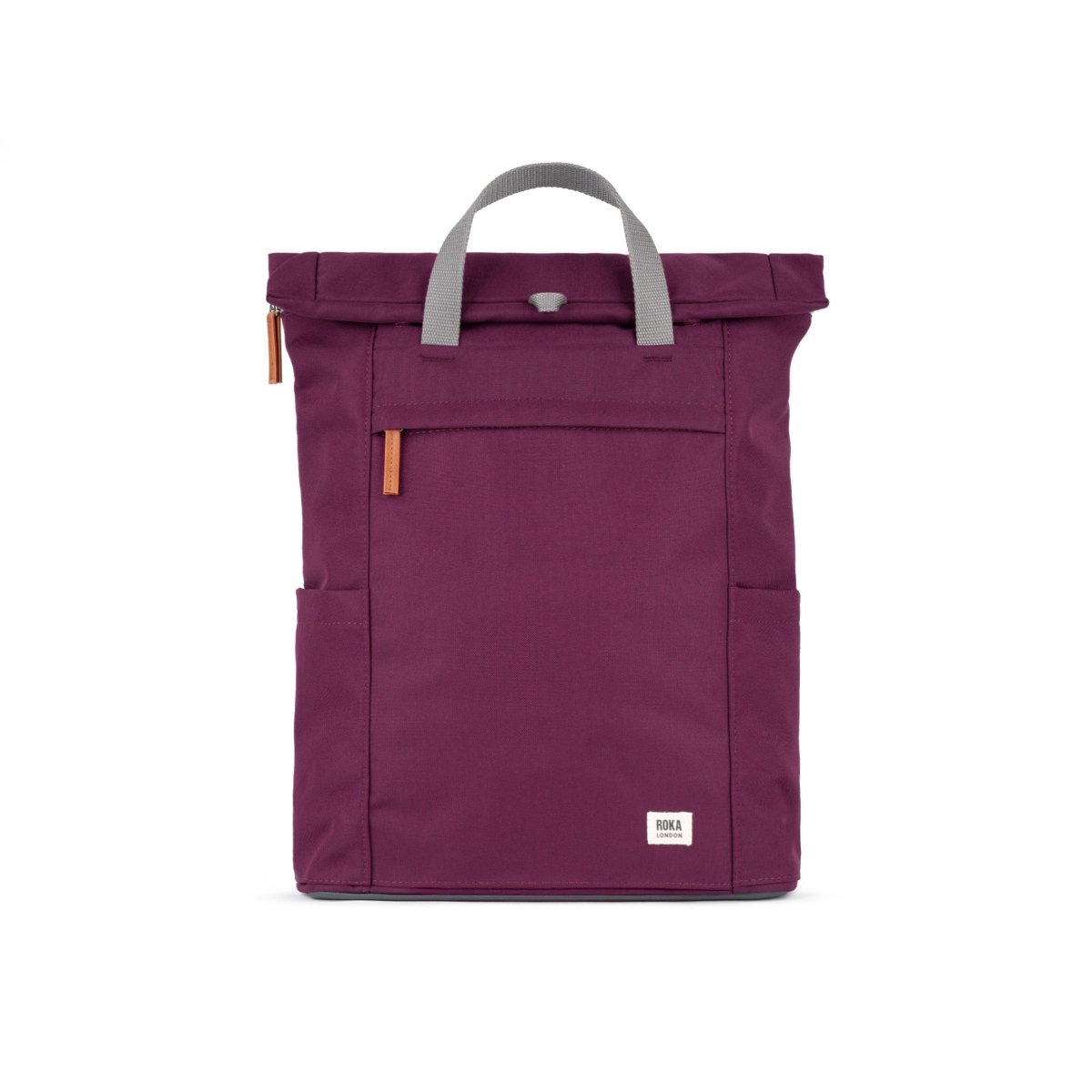 Finchley Backpack Small Recycled Canvas - Cherry Lacquer - RUTHERFORD & Co