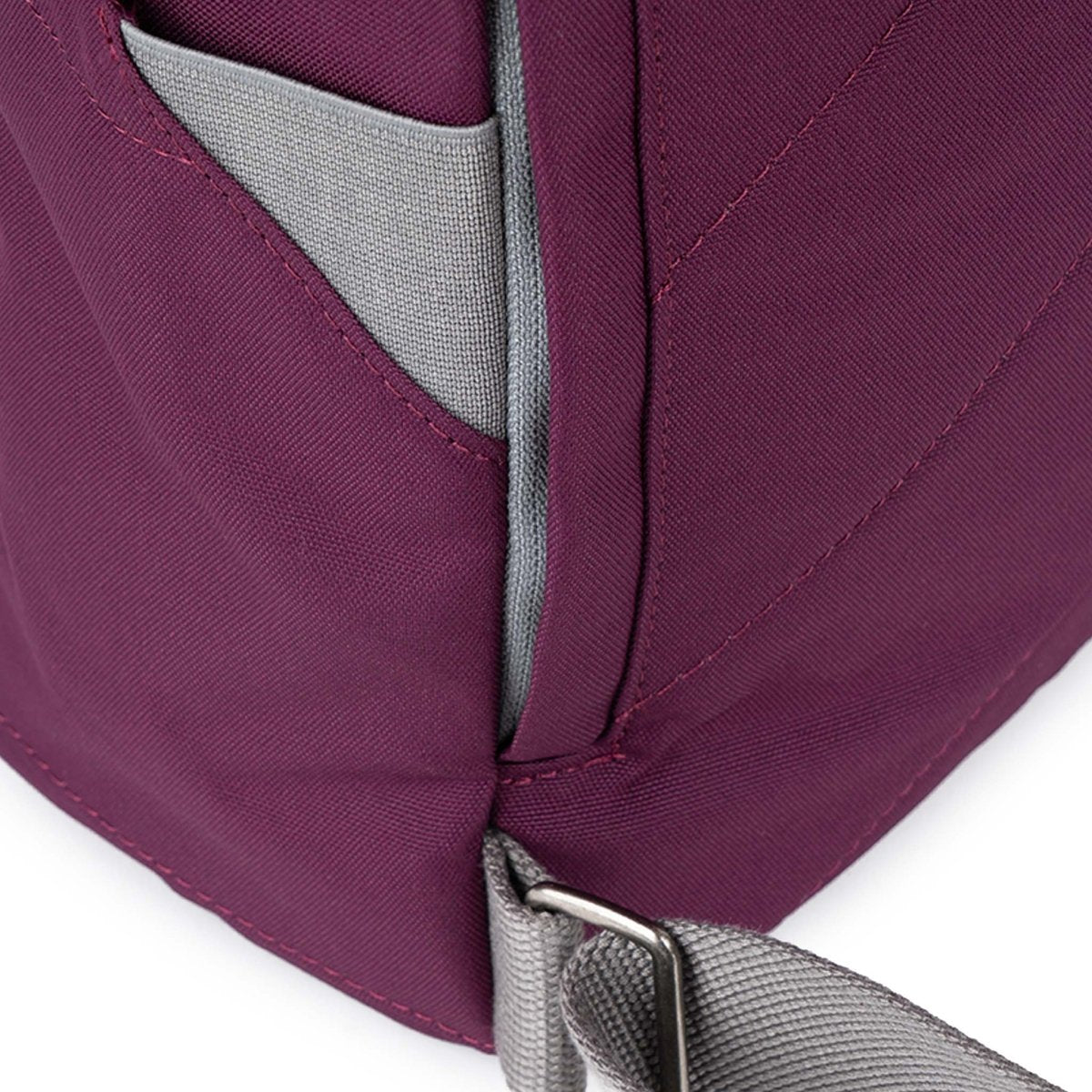 Finchley Backpack Small Recycled Canvas - Cherry Lacquer - RUTHERFORD & Co