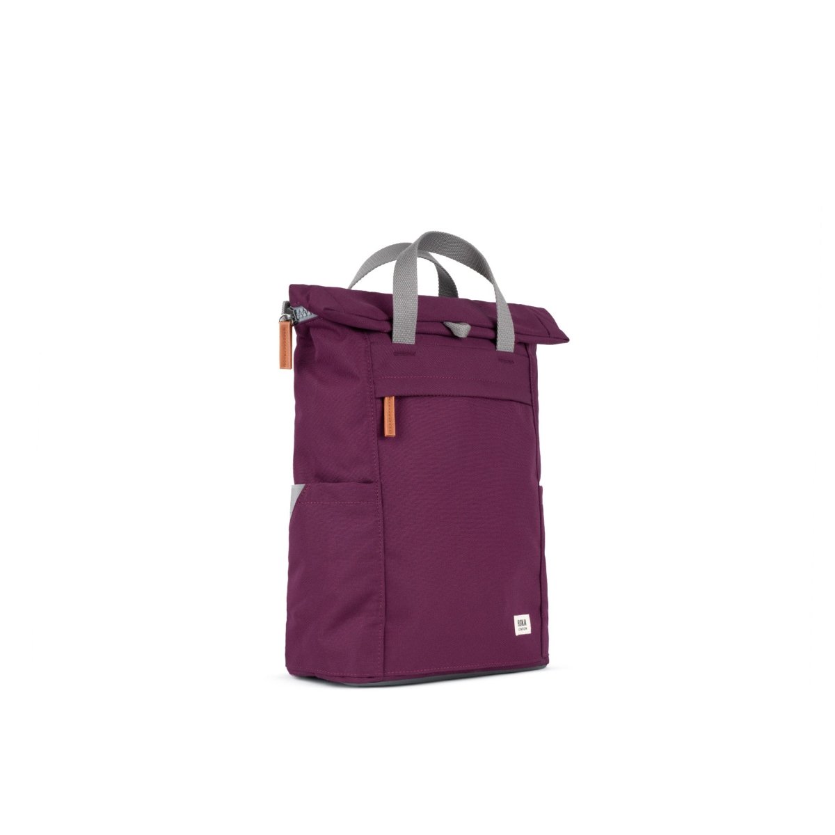 Finchley Backpack Small Recycled Canvas - Cherry Lacquer - RUTHERFORD & Co