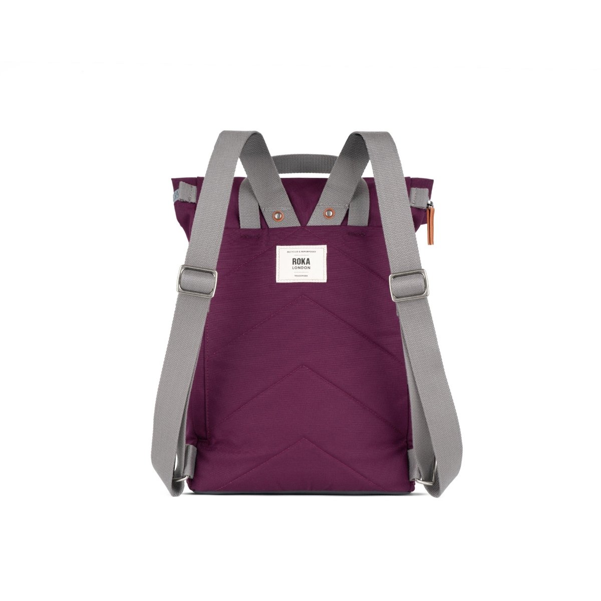 Finchley Backpack Small Recycled Canvas - Cherry Lacquer - RUTHERFORD & Co
