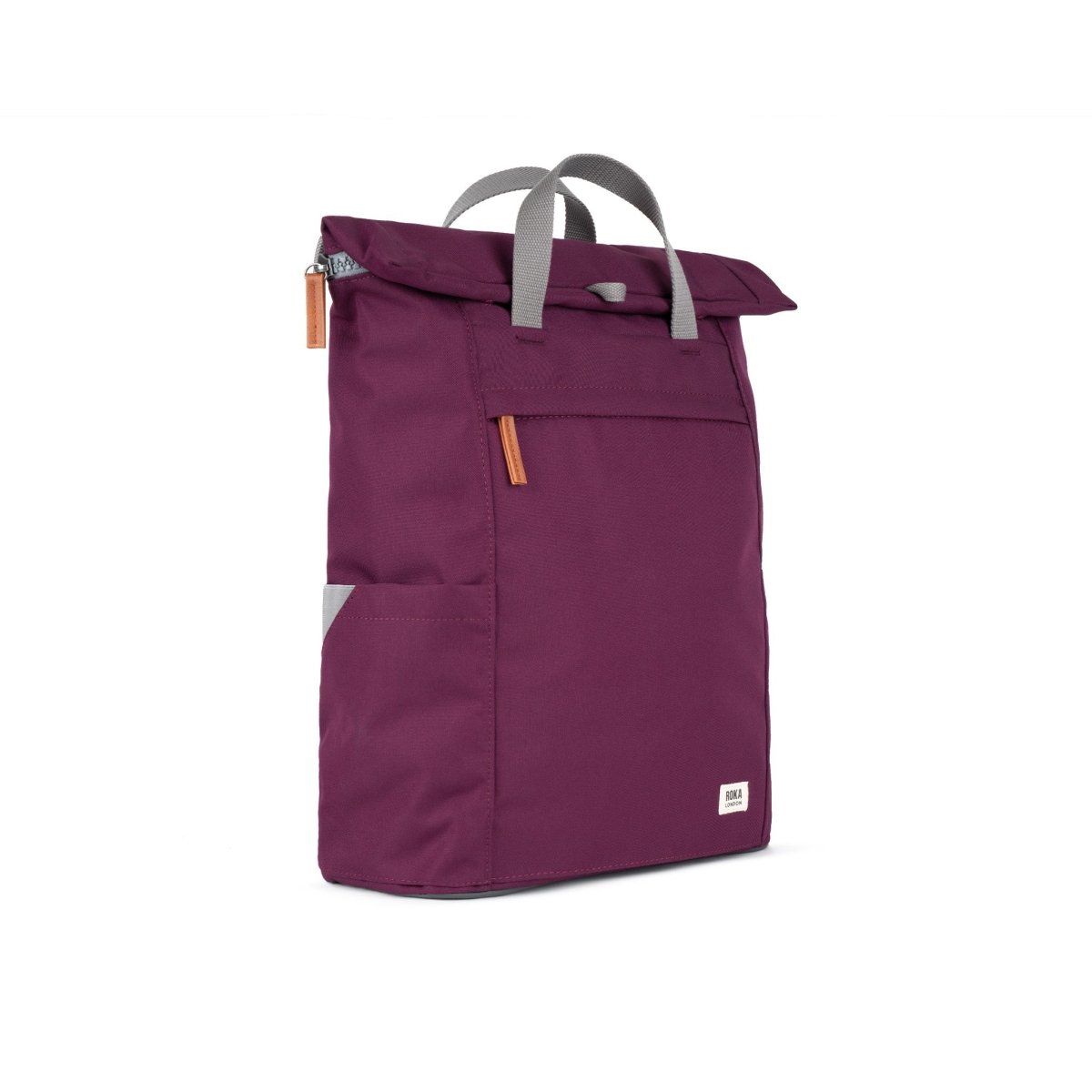 Finchley Backpack Small Recycled Canvas - Cherry Lacquer - RUTHERFORD & Co