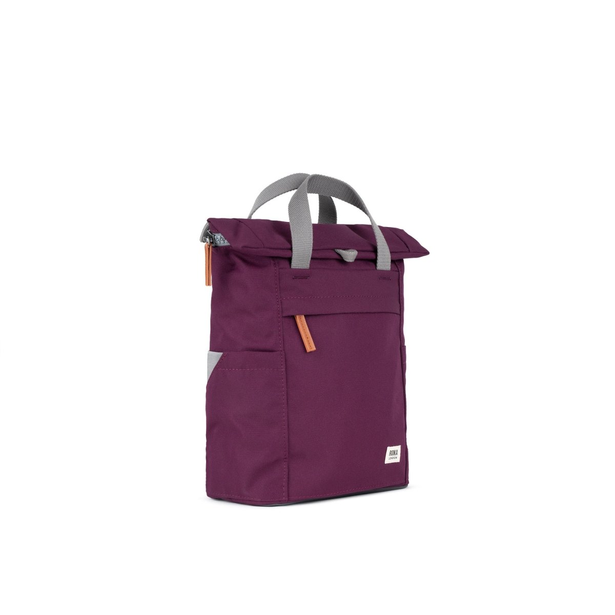 Finchley Backpack Small Recycled Canvas - Cherry Lacquer - RUTHERFORD & Co