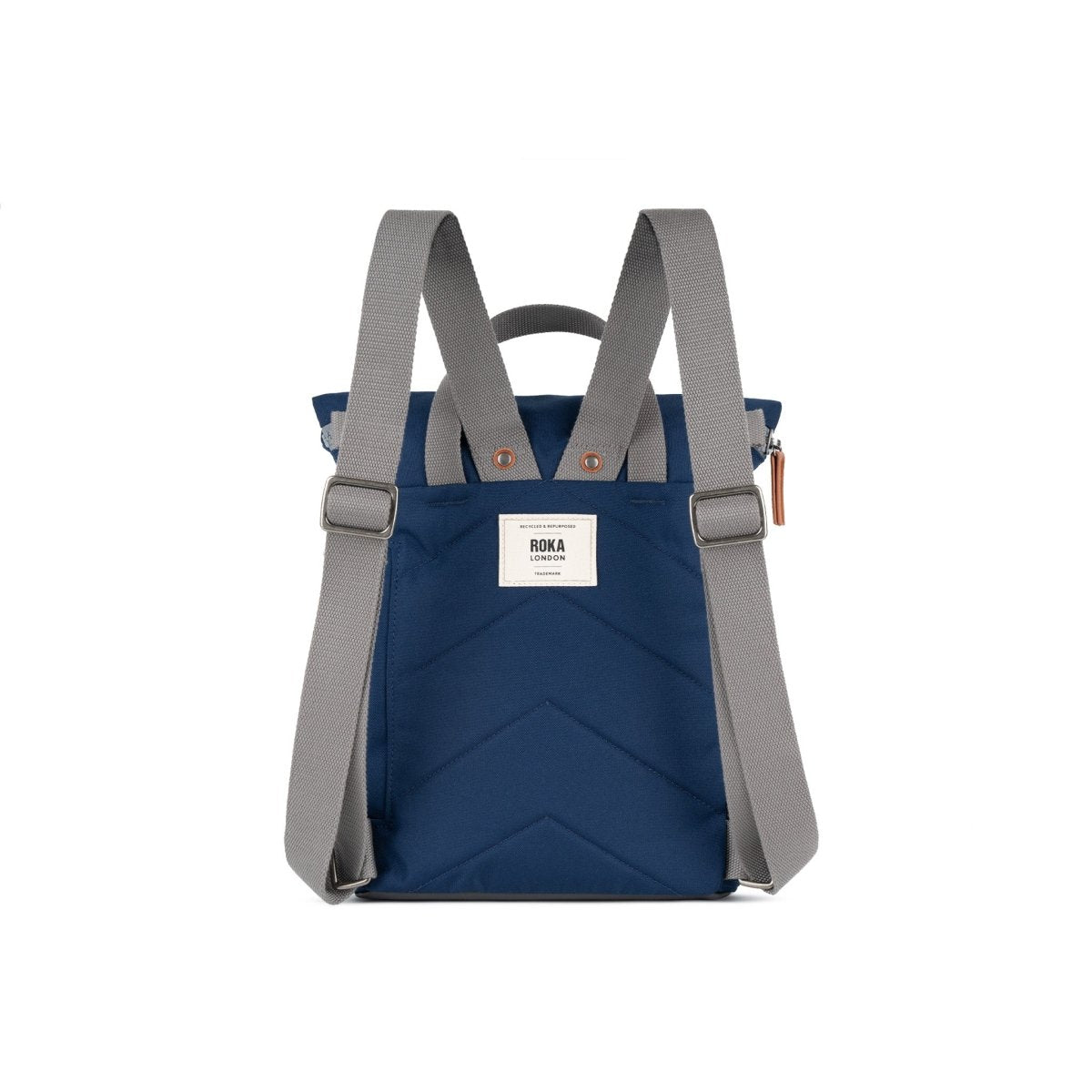 Finchley Backpack Small Recycled Canvas - Crisp Blue - RUTHERFORD & Co