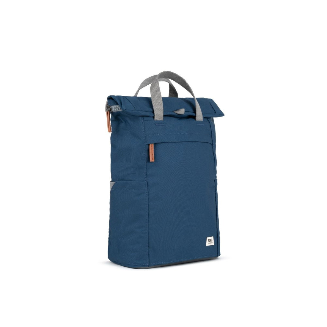 Finchley Backpack Small Recycled Canvas - Deep Blue - RUTHERFORD & Co